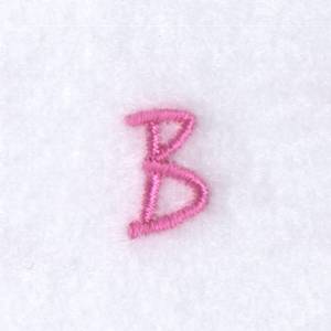 Picture of Angelica "B" Uppercase Machine Embroidery Design