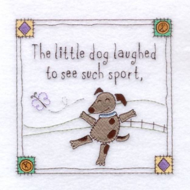 Picture of Little Dog Laughed Machine Embroidery Design