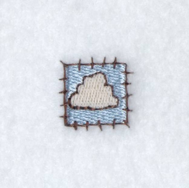 Picture of Cloud Patch Machine Embroidery Design