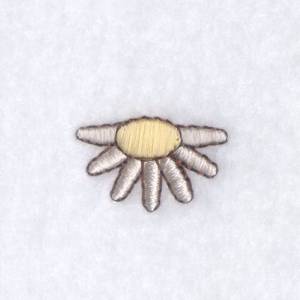 Picture of Daisy Side Machine Embroidery Design