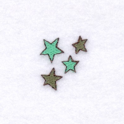 Diddle Stars Machine Embroidery Design