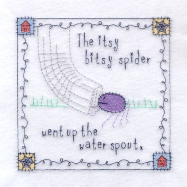 Picture of Up the Waterspout Machine Embroidery Design