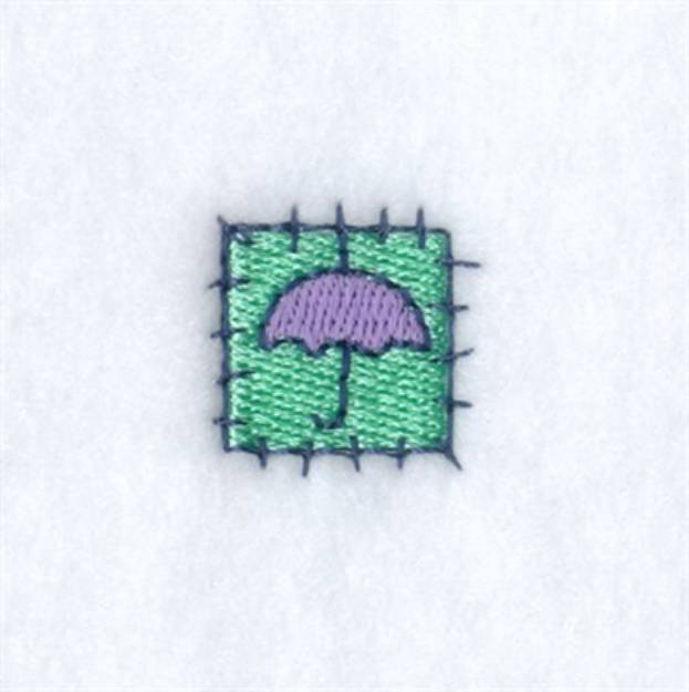 Picture of Umbrella Patch Machine Embroidery Design