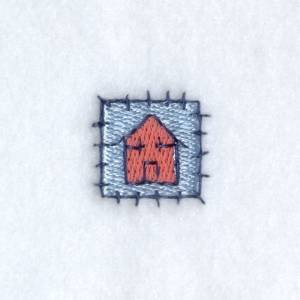 Picture of House Patch Machine Embroidery Design