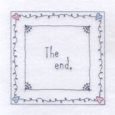 Itsy Bitsy End Machine Embroidery Design