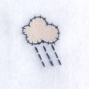 Picture of Rain Cloud Machine Embroidery Design