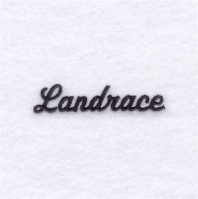 Landrace Machine Embroidery Design