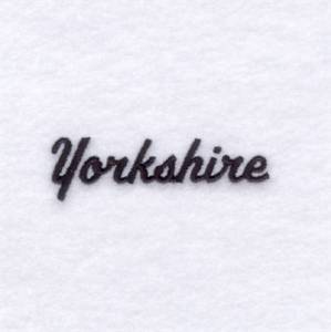 Picture of Yorkshire pig Machine Embroidery Design