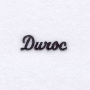 Picture of Duroc Pigs Machine Embroidery Design