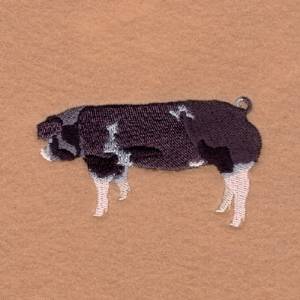 Picture of Spots Pig Machine Embroidery Design