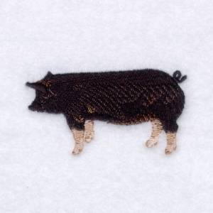 Picture of Berkshire Pig Machine Embroidery Design