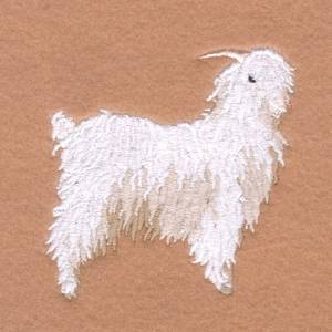 Picture of Angora Goat Machine Embroidery Design