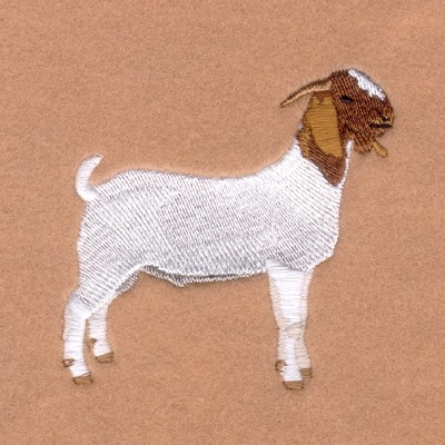 Boer Goat Machine Embroidery Design