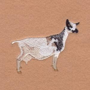 Picture of Nigerian Dwarf Goat Machine Embroidery Design