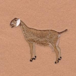 Picture of Nubian Goat Machine Embroidery Design