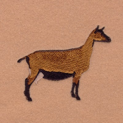 Oberhasli Goat Machine Embroidery Design