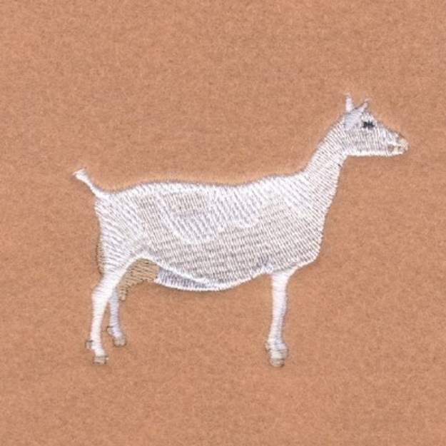 Picture of Saanen Goat Machine Embroidery Design
