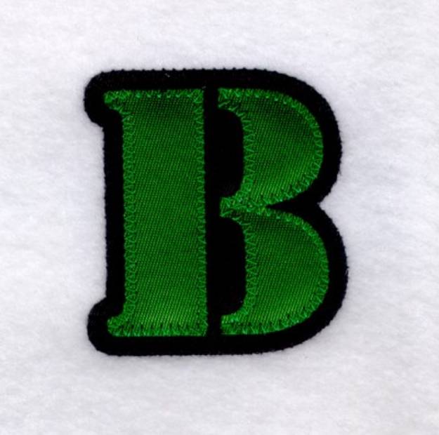 Picture of B - Stencil Applique Machine Embroidery Design