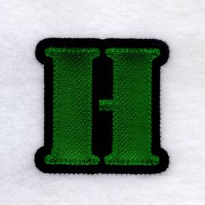 Picture of H - Stencil Applique Machine Embroidery Design
