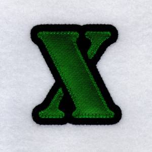 Picture of X - Stencil Applique Machine Embroidery Design