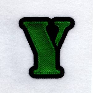 Picture of Y - Stencil Applique Machine Embroidery Design