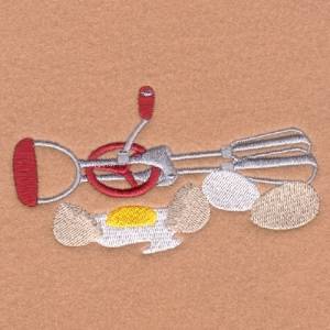 Picture of Egg Beater Machine Embroidery Design