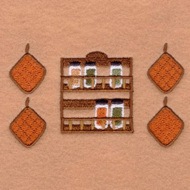 Picture of Spice Rack Machine Embroidery Design
