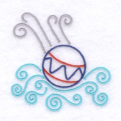 Ball Swirl Machine Embroidery Design