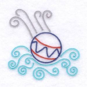 Picture of Ball Swirl Machine Embroidery Design