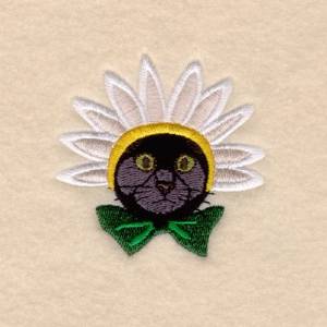Picture of Daisy Cat Machine Embroidery Design