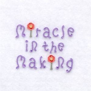 Picture of Miracle in the Making Machine Embroidery Design