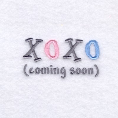 XOXO (coming soon) Machine Embroidery Design