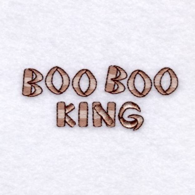 Picture of Boo Boo King Machine Embroidery Design