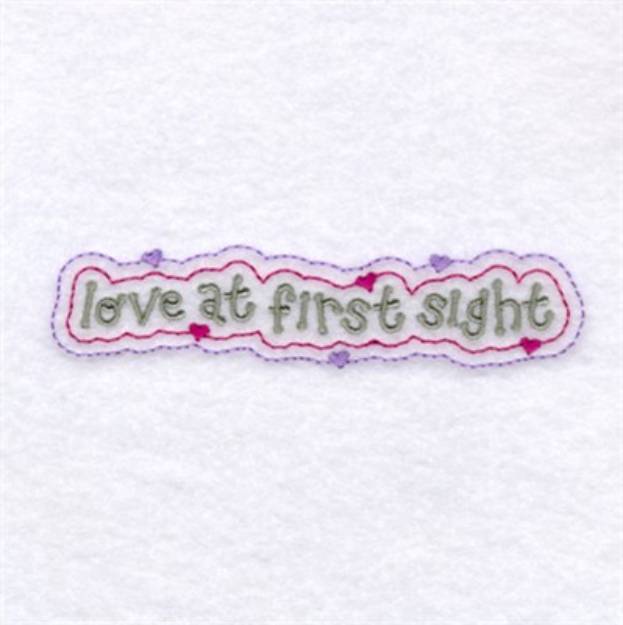 Picture of Love at First Sight Machine Embroidery Design
