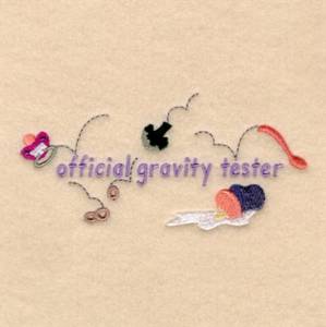 Picture of Official Gravity Tester Machine Embroidery Design