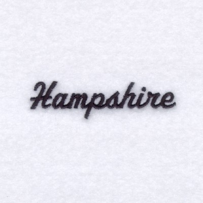 Hampshire Machine Embroidery Design