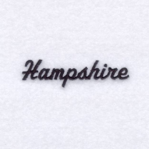 Picture of Hampshire Machine Embroidery Design