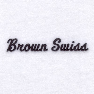 Brown Swiss Machine Embroidery Design