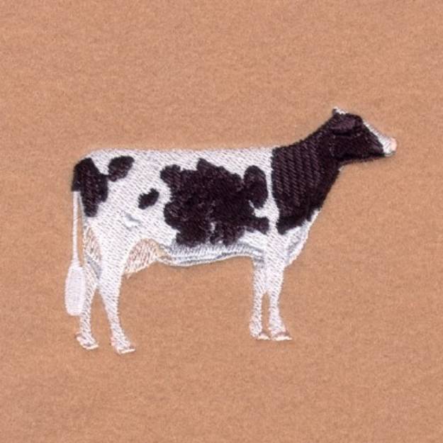 Picture of Holstein Cow Machine Embroidery Design