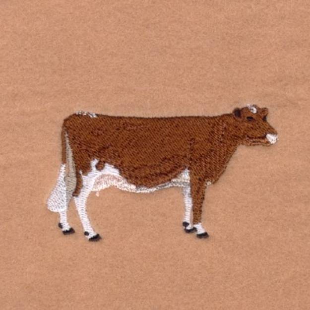 Picture of Guernsey Cow Machine Embroidery Design