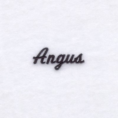Angus Machine Embroidery Design