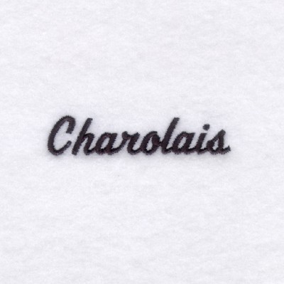 Charolais Machine Embroidery Design