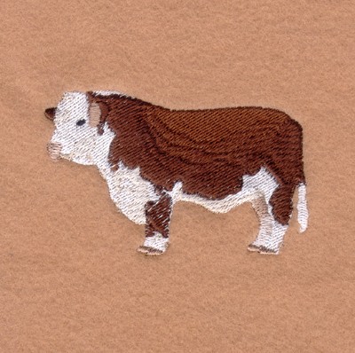 Here Bull Machine Embroidery Design