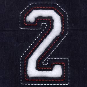 Picture of 2 - Cutout Numbers Machine Embroidery Design