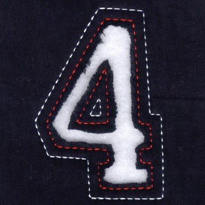 4 - Cutout Numbers Machine Embroidery Design