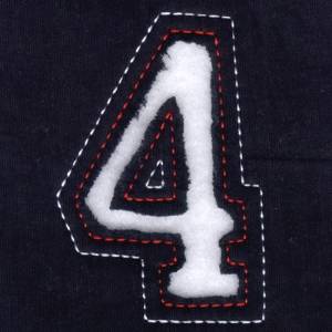 Picture of 4 - Cutout Numbers Machine Embroidery Design
