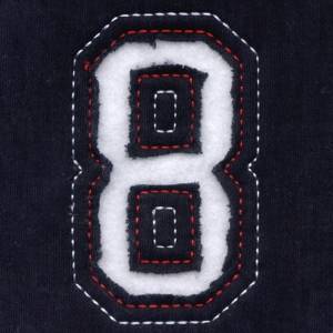 Picture of 8 - Cutout Numbers Machine Embroidery Design