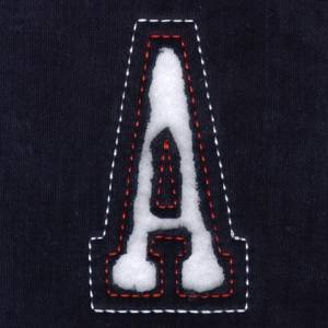 Picture of A - Cutout Letters Machine Embroidery Design