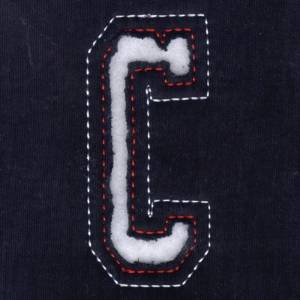 Picture of C  - Cutout Letters Machine Embroidery Design
