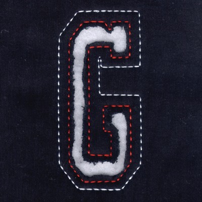 G - Cutout Letters Machine Embroidery Design